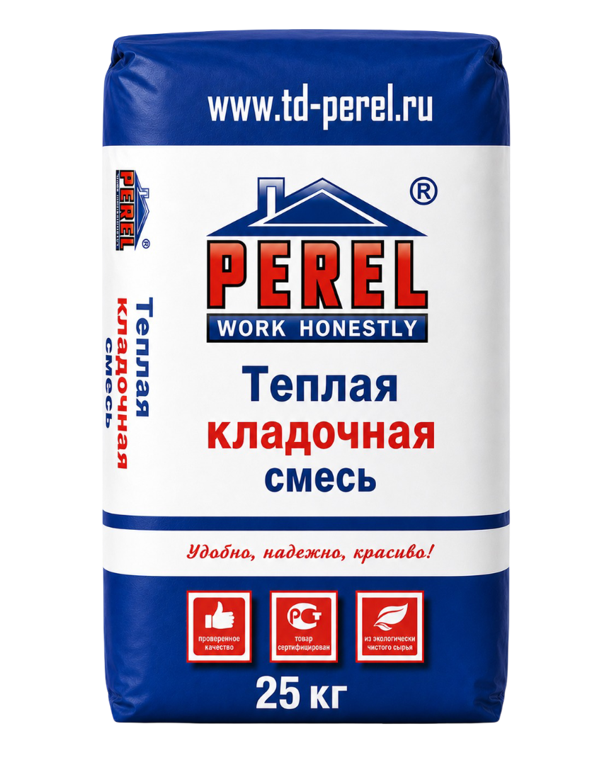 Теплая кладочная смесь Perel TKS 2020, 25 кг Теплая кладочная смесь Perel TKS 2020, 25 кг
