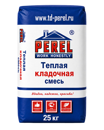 Теплая кладочная смесь Perel TKS 2020, 25 кг Теплая кладочная смесь Perel TKS 2020, 25 кг